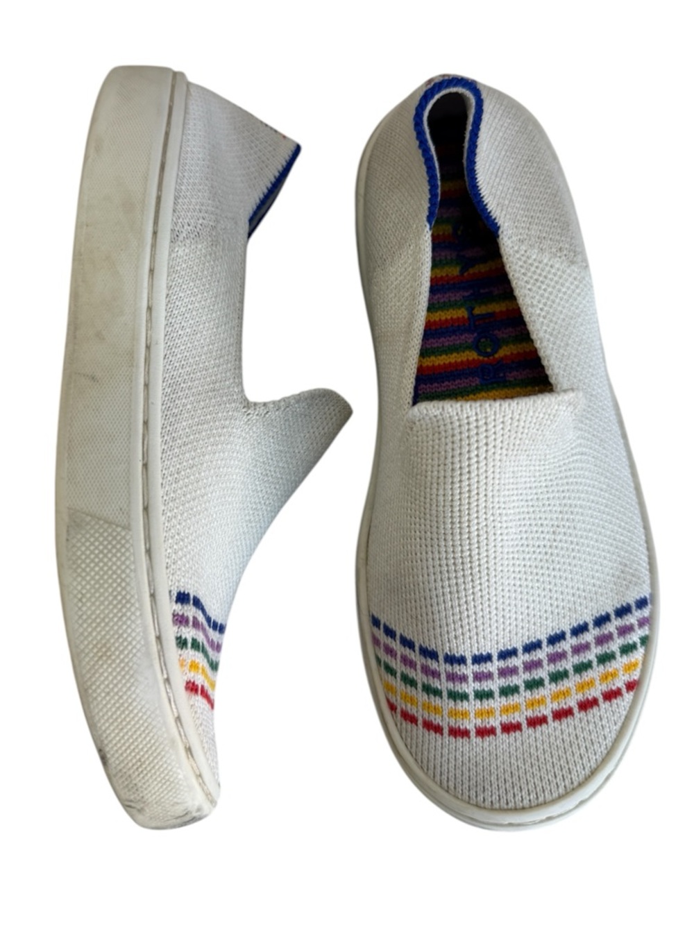 Rothy’s The Kids Sneaker Rainbow Kids Size 12